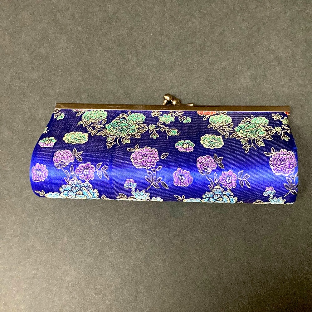 Vintage Tiny Floral Satin Purse